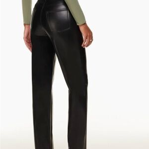 Aritzia Black Straight Leg Pants